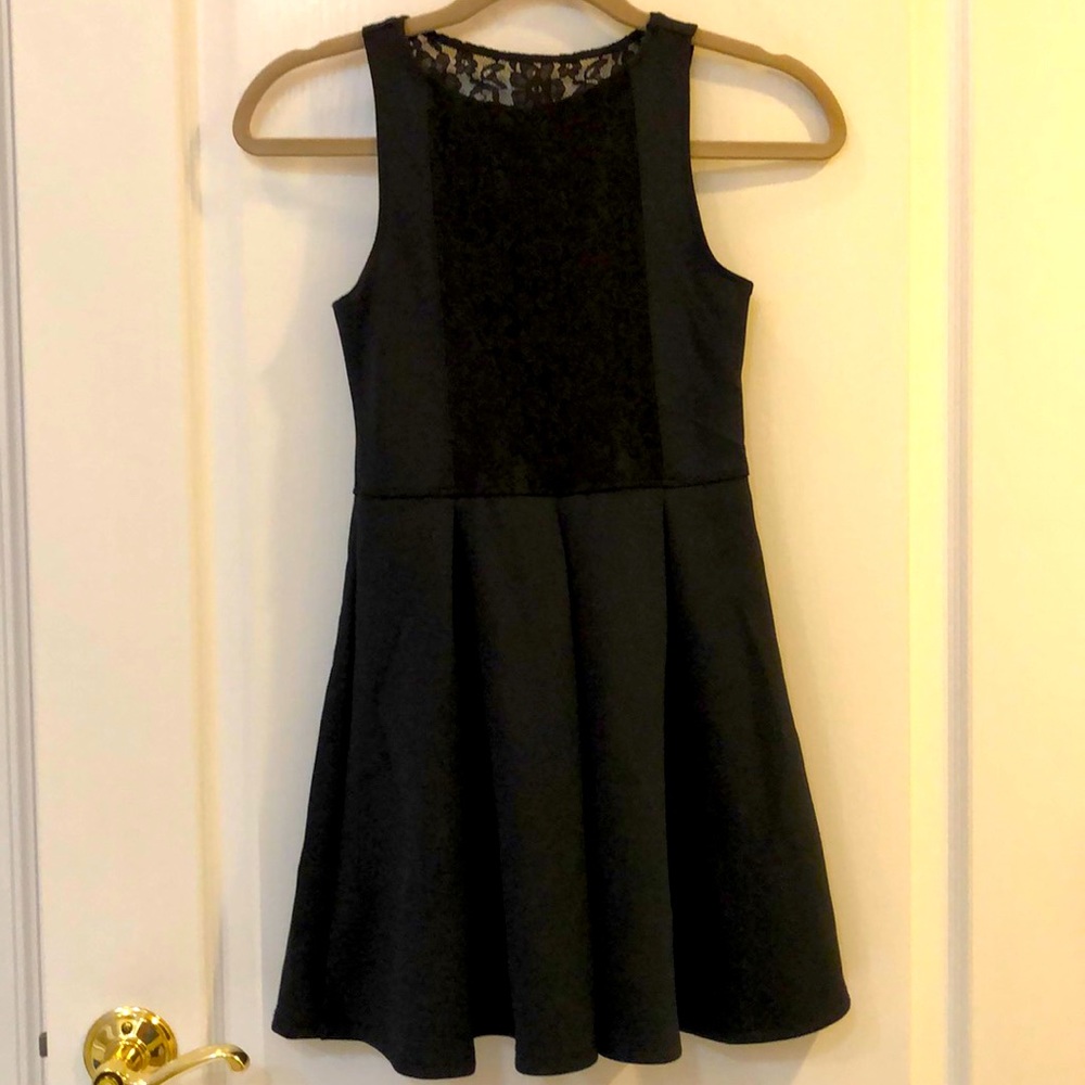 abercrombie girl’s dress navy with lace - Picture 4 of 5